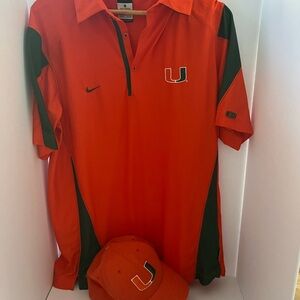 Nike Dri-FIT University of Miami shirt